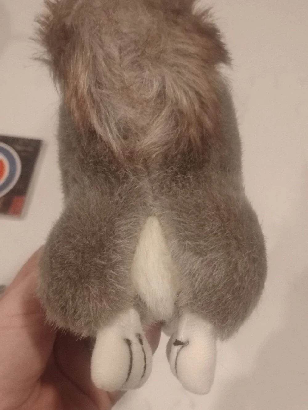 Ruffin' It Woodlands Plush Squirrel Dog Toy - Gray/Brown